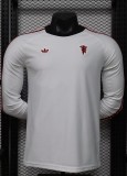 25-26 LIV White Special Edition Long Sleeve Player Version Soccer Jersey*长袖球员