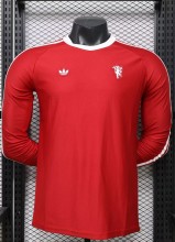 2026 Man Utd Red Special Edition Long Sleeve Player Version Training shirts*长袖球员