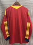 2013 Spain Long Sleeve Retro Soccer Jersey