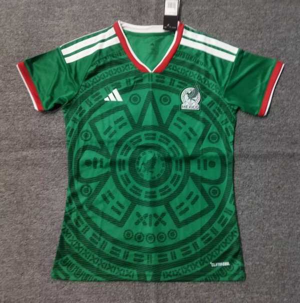 2026 Mexico Home Women Fans Soccer Jersey 1:1 Thai Quality（女）