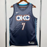 25-26 OKC Thunder HOLMGREN #7 Gray City Edition Top Quality Hot Pressing NBA Jersey