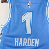 24-25 Cleveland Cavaliers HARDEN #1 Light blue City Edition Top Quality Hot Pressing NBA Jersey