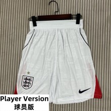 2026 England Home Player Version Shorts Pants (球员短裤)