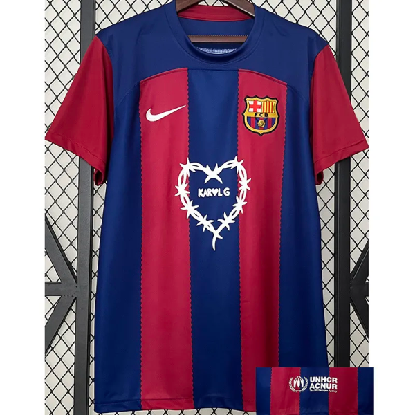 23-24 BAR Limited Edition Home Fans Soccer Jersey ('KAROLG'广告)