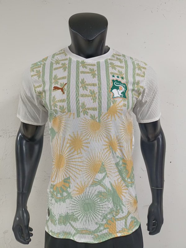 2026 Cote d'Ivoire Away Player Version Soccer Jersey