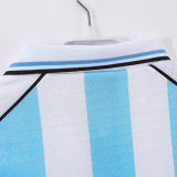 1996-1997 Argentina Home Long Sleeve Retro Soccer Jersey