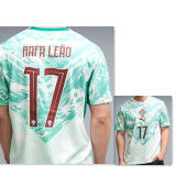 2026 Portugal Away Long Sleeve Player Version Soccer Jersey (长袖球员)