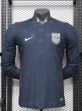 2026 World Cup USA Away Long Sleeve Player Version Soccer Jersey*长袖球员