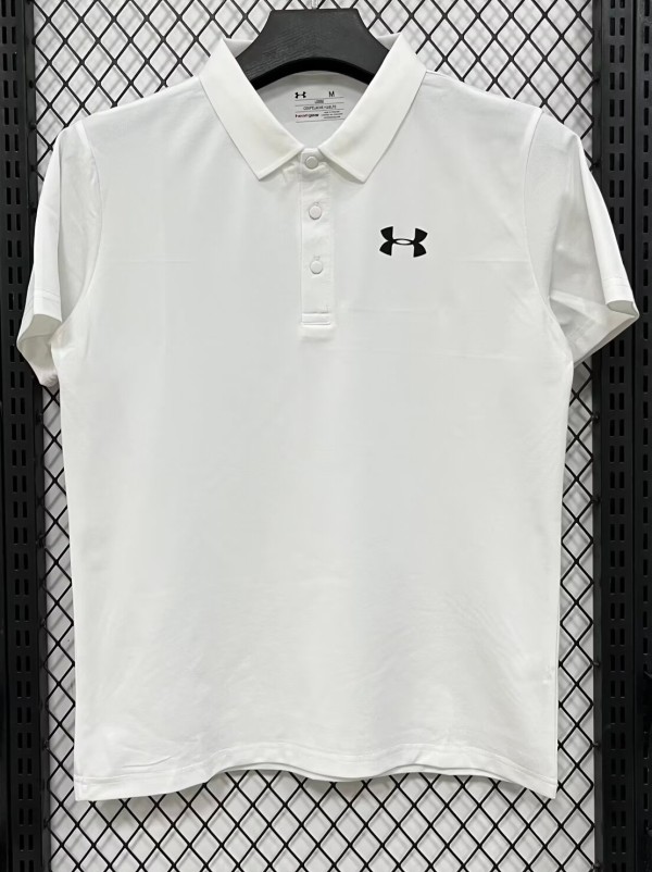 2026 UA White High Quality Polo Short Sleeve