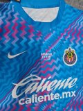 26-27 Chivas Guadalajara Blue GoalKeeper Fans Soccer Jersey