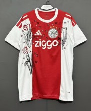 26-27 Aja× Home Embroidered Version Fans Soccer Jersey