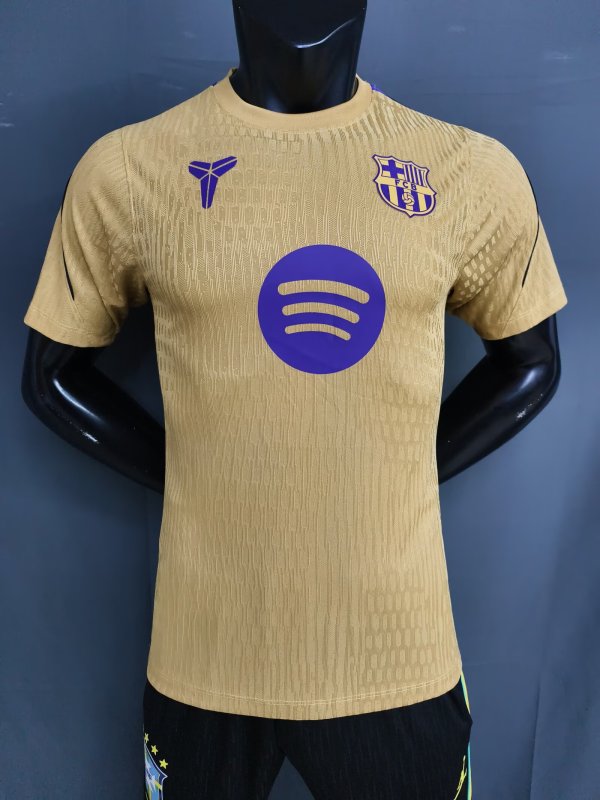 26-27 BAR Yellow Player Version Training shirts