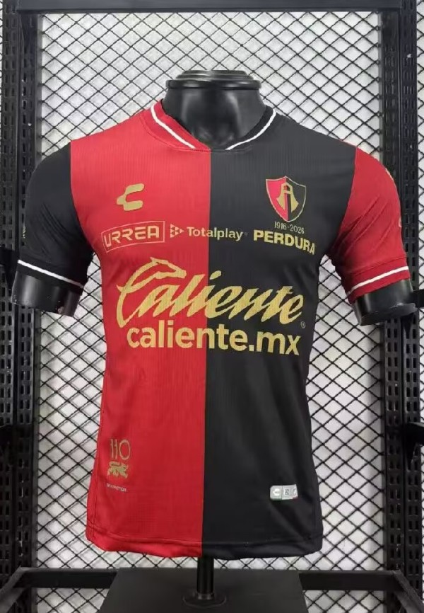 26-27 Atlas Home Player Version Soccer Jersey