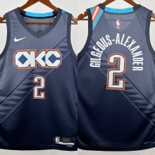 26-27 OKC Top Quality Hot Pressing NBA Jersey