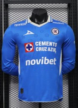 26-27 Cruz Azul Home Long Sleeve Player Version Soccer Jersey*长袖球员