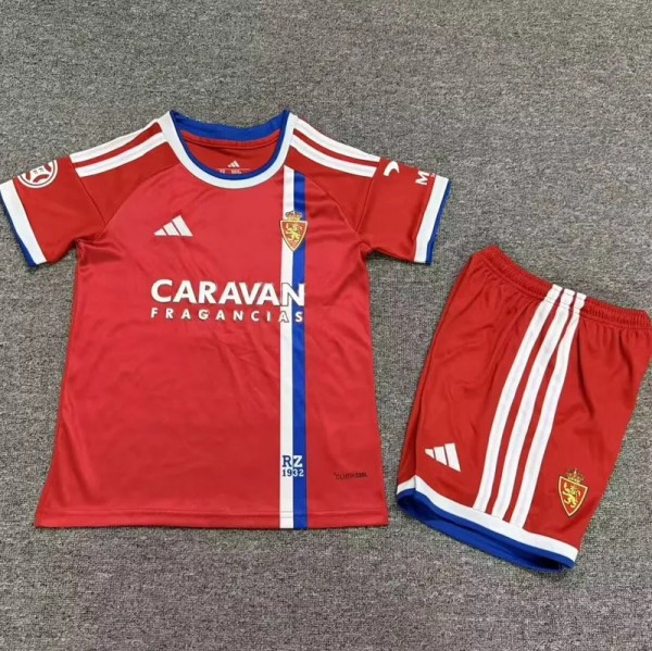 26-27 Zaragoza Away Kids Soccer Jersey
