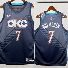 26-27 OKC Top Quality Hot Pressing NBA Jersey