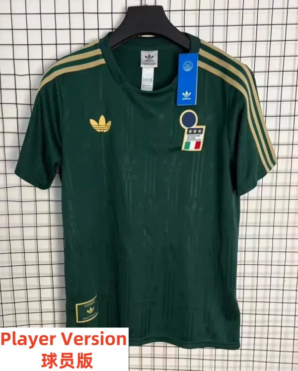 26-27 Italy Green Player Version Training shirts