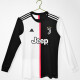 2019-2020 JUV Home Long Sleeves Retro Soccer Jersey