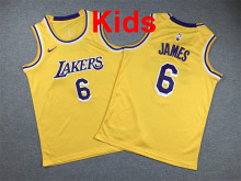 2026  L.A. Lakers Top Quality Hot Pressing Kids NBA Jersey