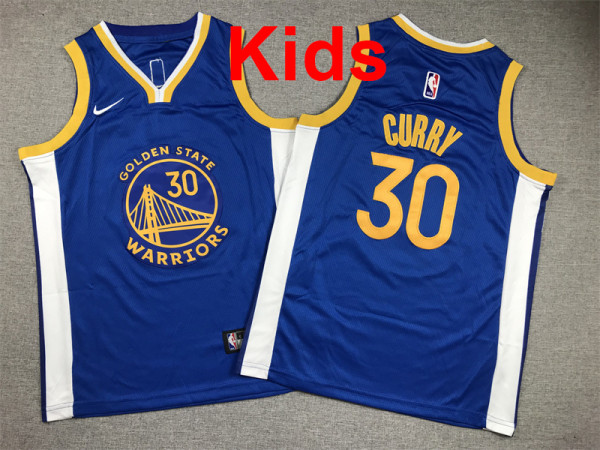 2026  Warriors Top Quality Hot Pressing Kids NBA Jersey