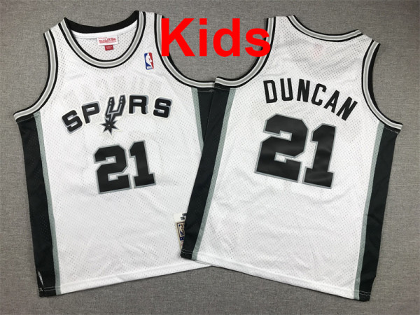 2026  Sa Spurs Top Quality Hot Pressing Kids NBA Jersey