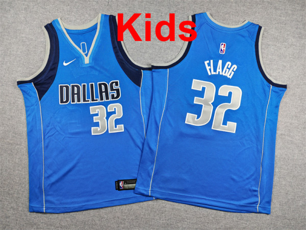 2026  Dallas Top Quality Hot Pressing Kids NBA Jersey