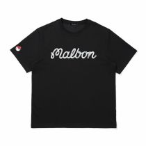 2026 Malbon Golf Script Logo Casual T-Shirt