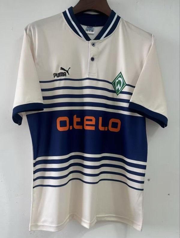 1998 Werder Bremen Away Retro Soccer Jersey