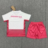 26-27 Sporting Lisbon White Red Special Edition Kids Soccer Jersey