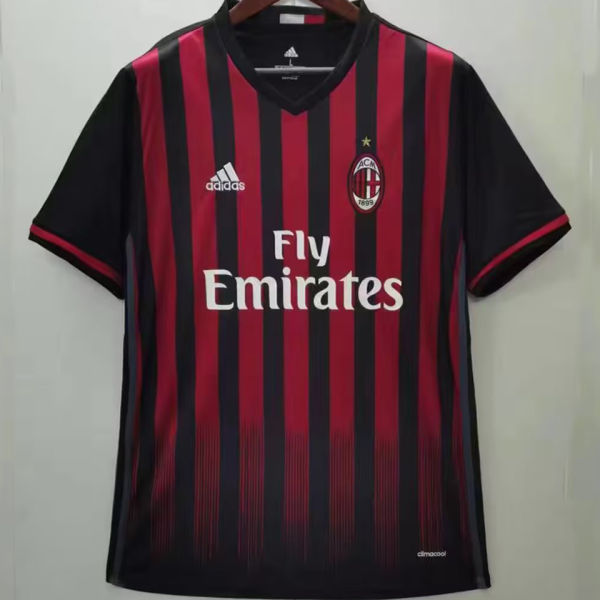2016/17 AC Milan Home Retro Soccer Jersey
