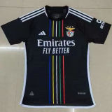 2023/24 Benfica Away Black Player Version Soccer Jersey