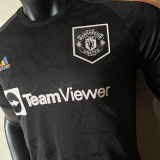 2023 M Utd Special Edition Black Player Version Soccer Jersey