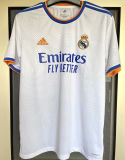 2021/22 RM Home 1:1 Quality White Fans Soccer Jersey