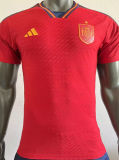 2022/23 Spain Home Red Player Version Soccer Jersey