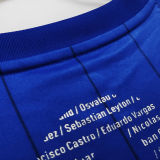 2011 Universidad de Chile Commemorative Edition Blue Retro Soccer Jersey