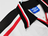 1998/99 M Utd Away Long Sleeve Retro Soccer Jersey