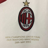 2002/03 AC Milan Away White Retro Soccer Jersey