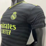 2022/23 RM Third Black Player Version Jersey
