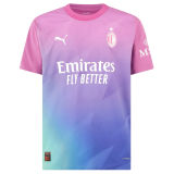 Rafa Leão #10 AC Milan Third Fans Soccer Jersey (UCL Font 欧冠字体 ) 2023/24 ★★