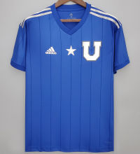 2011 Universidad de Chile Commemorative Edition Blue Retro Soccer Jersey