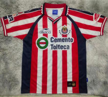 1999/2000 Chivas Home Red Retro Soccer Jersey