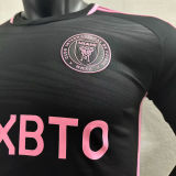 2023/24 Inter Miami Away Black Player Version Long Sleeve Jersey