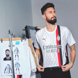 2023/24 AC Milan Away White Fans Soccer Jersey