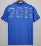 2011 Universidad de Chile Commemorative Edition Blue Retro Soccer Jersey