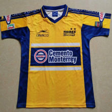 1999 Tigres Yellow Retro Soccer Jersey