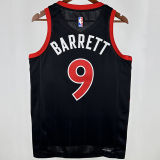 2023 Toronto Raptors BARRETT #9 Black NBA Jerseys