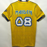 2008 Iron Maiden Yellow Retro Jersey (Number 08)