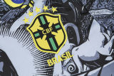 2025 Brazil Black Kids Sweater Tracksuit