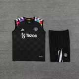 2024/25 M Utd Black Vest Training Jersey(A Set)